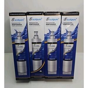 (4 Pack) Excelpure RWF0500A Replacement Filter For Model RFW0500A-S